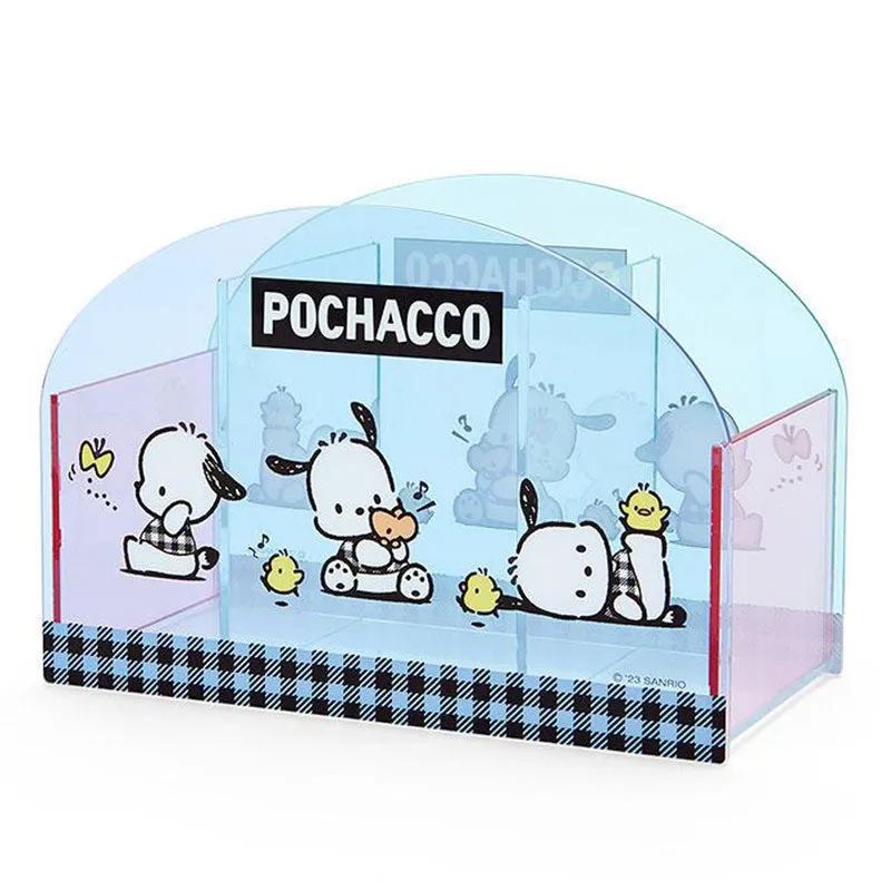 Pochacco Check Design Acrylic Organizer