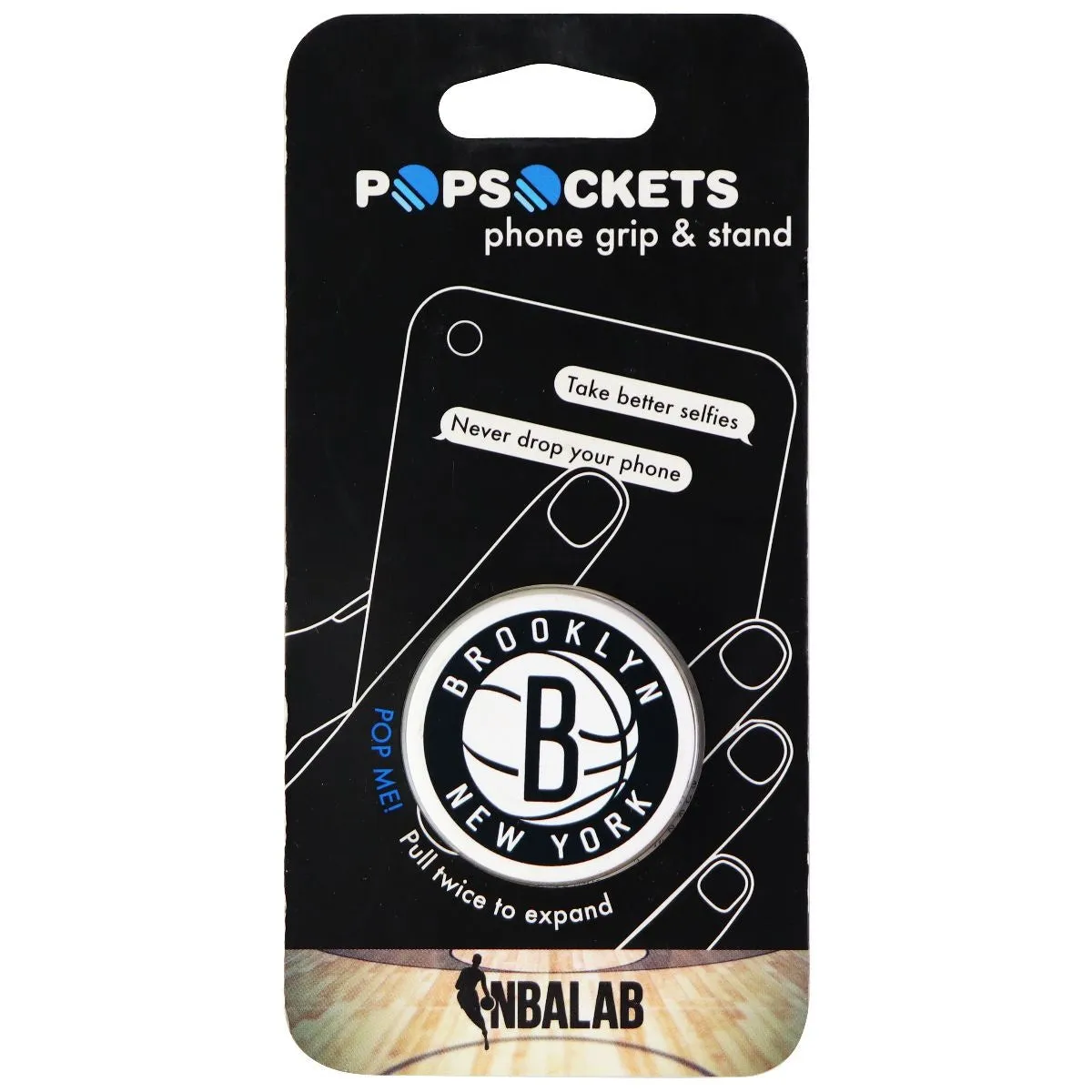 PopSockets: Collapsible Grip & Stand for Phones and Tablets - NBA Brooklyn Nets