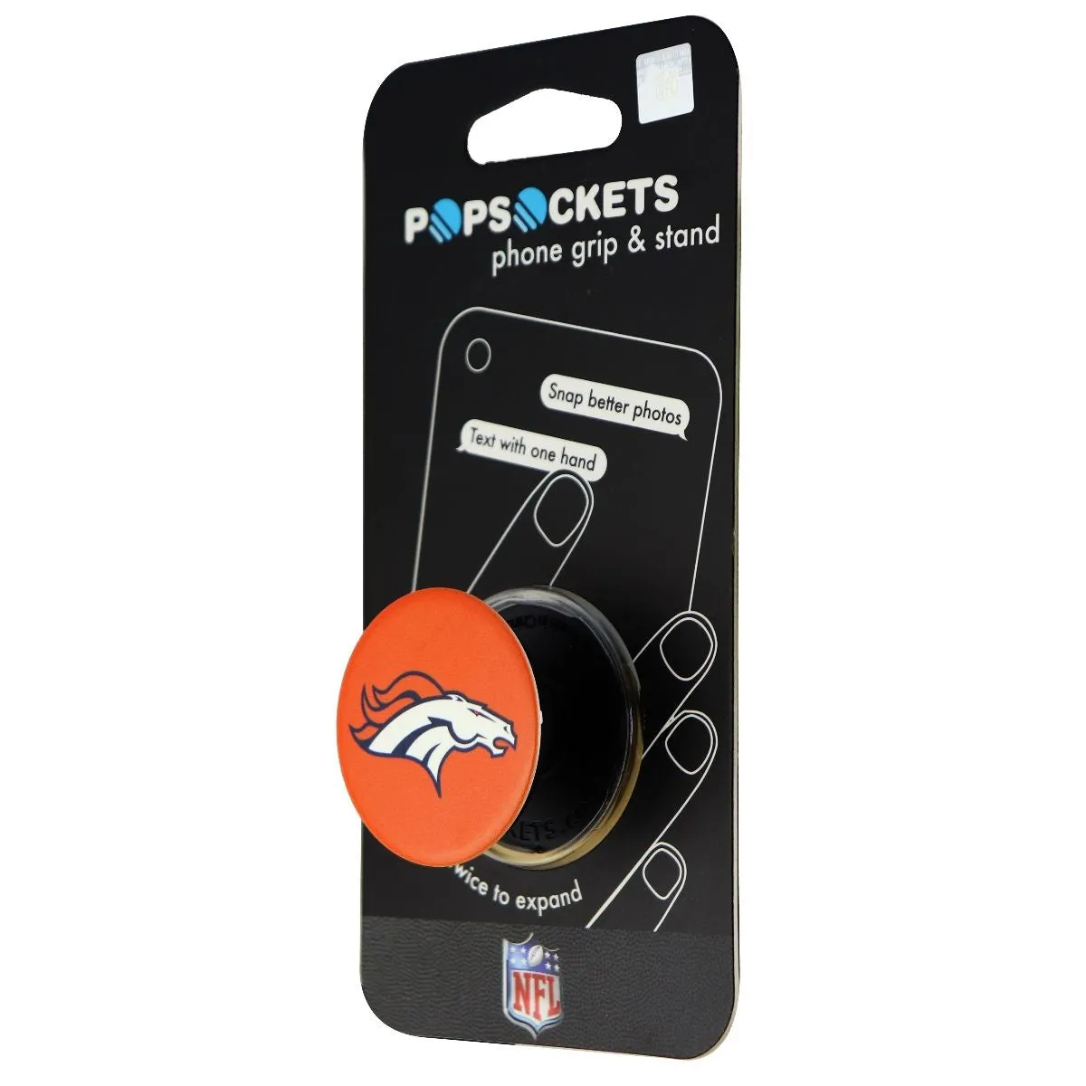 PopSockets: Collapsible Grip & Stand for Phones and Tablets - NFL Denver Broncos