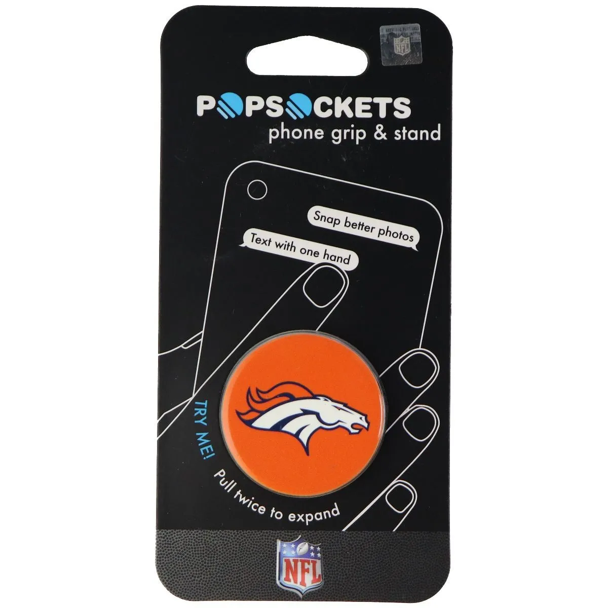 PopSockets: Collapsible Grip & Stand for Phones and Tablets - NFL Denver Broncos