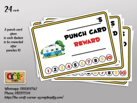 Punch cards: Camping