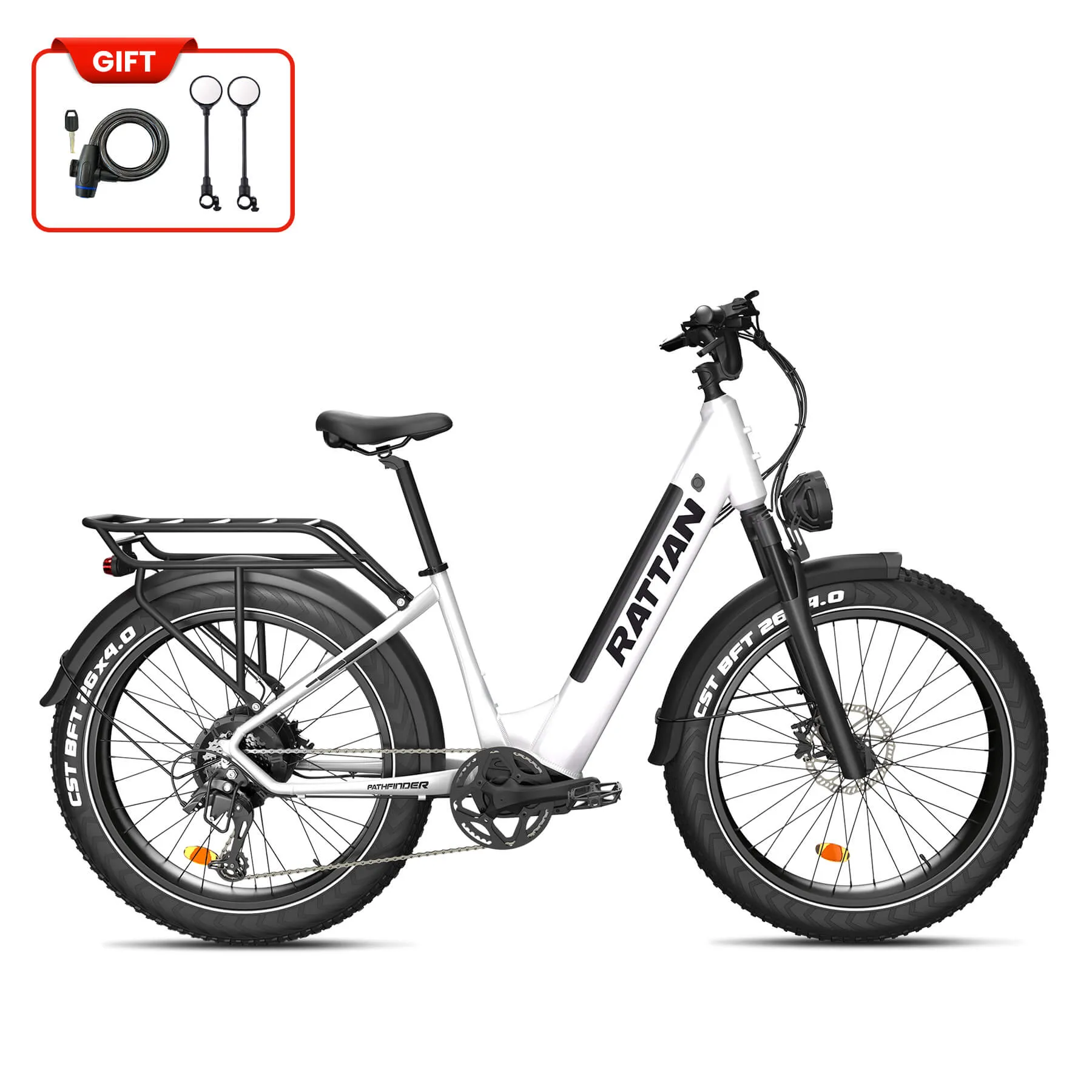 Rattan Pathfinder ST 750W 48V Mountain Electric Bike