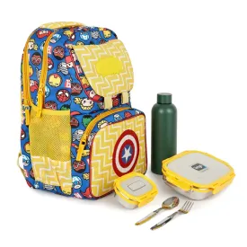 School Essential Backpack Combo