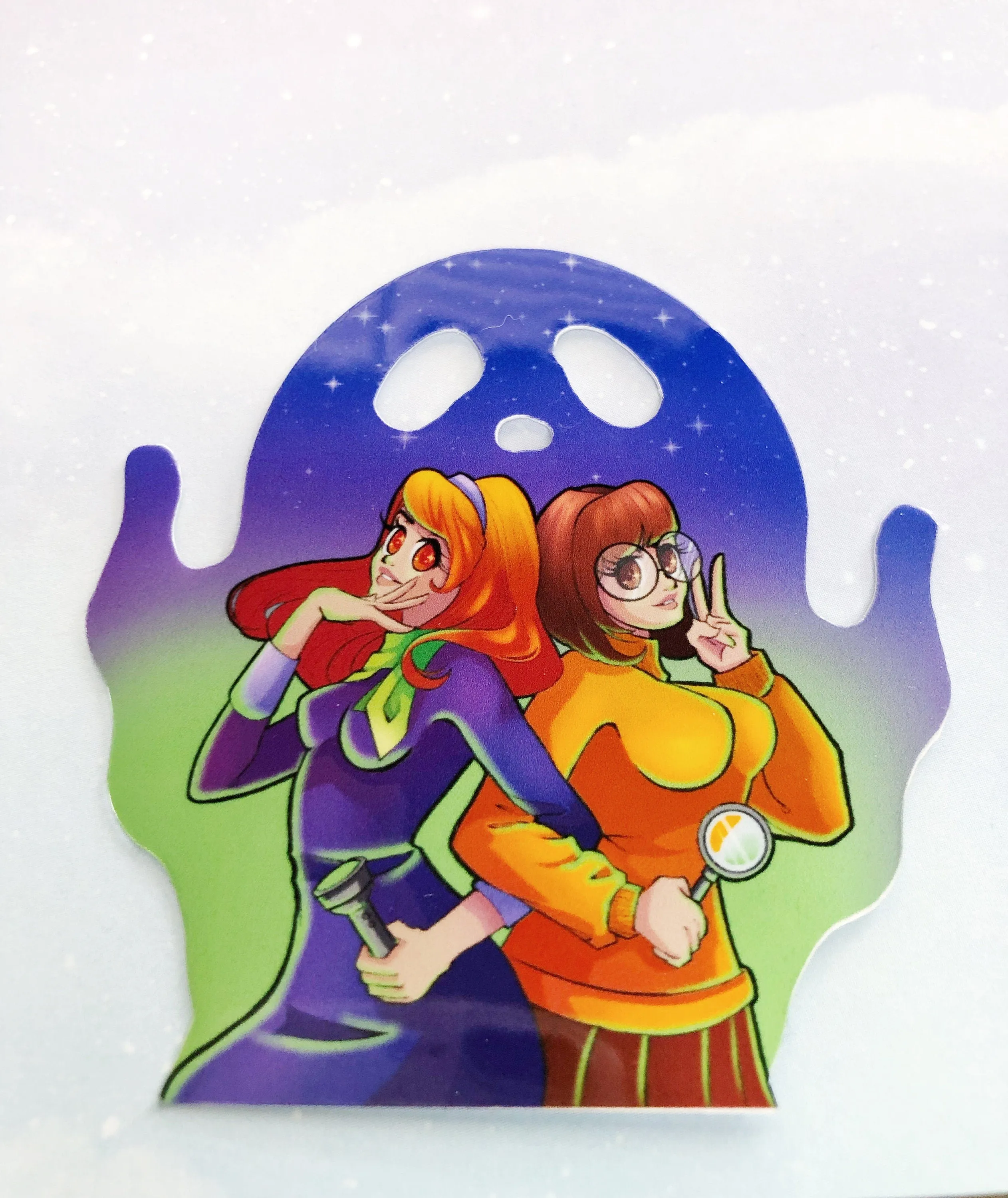 Scooby Doo Velma and Daphne vinyl sticker