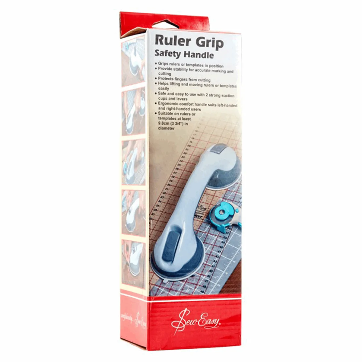 Sew Easy Ruler Grip with Safety Handle