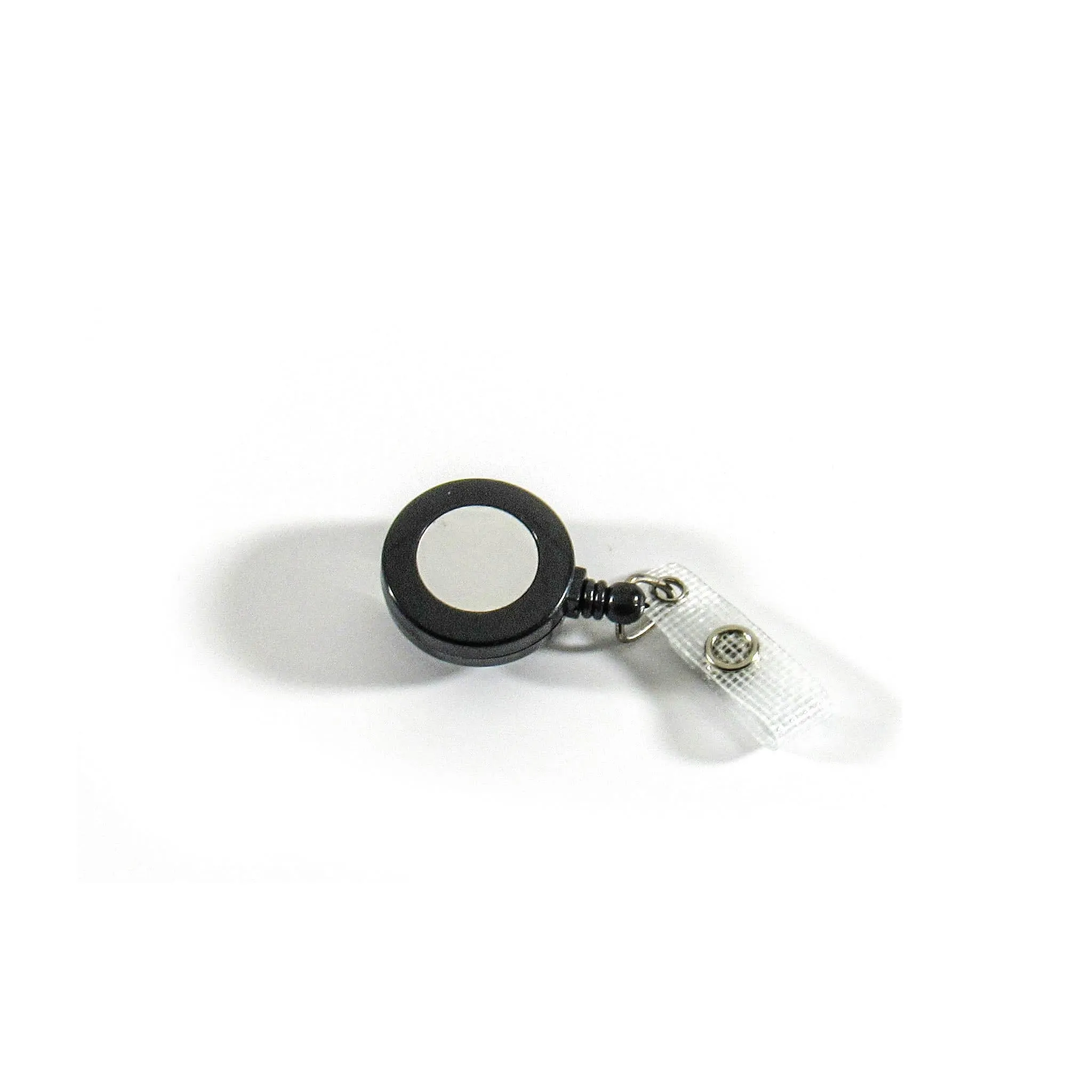 Small Black Retractable Badge Reel Yo-Yo (Packs of 10)