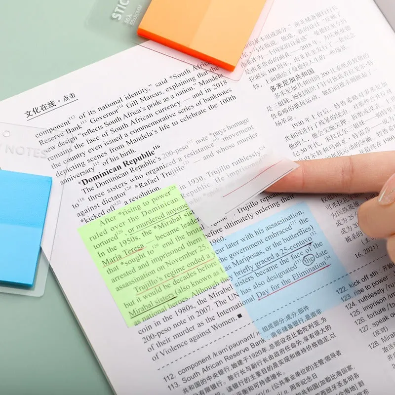 Square Transparent Sticky Notes