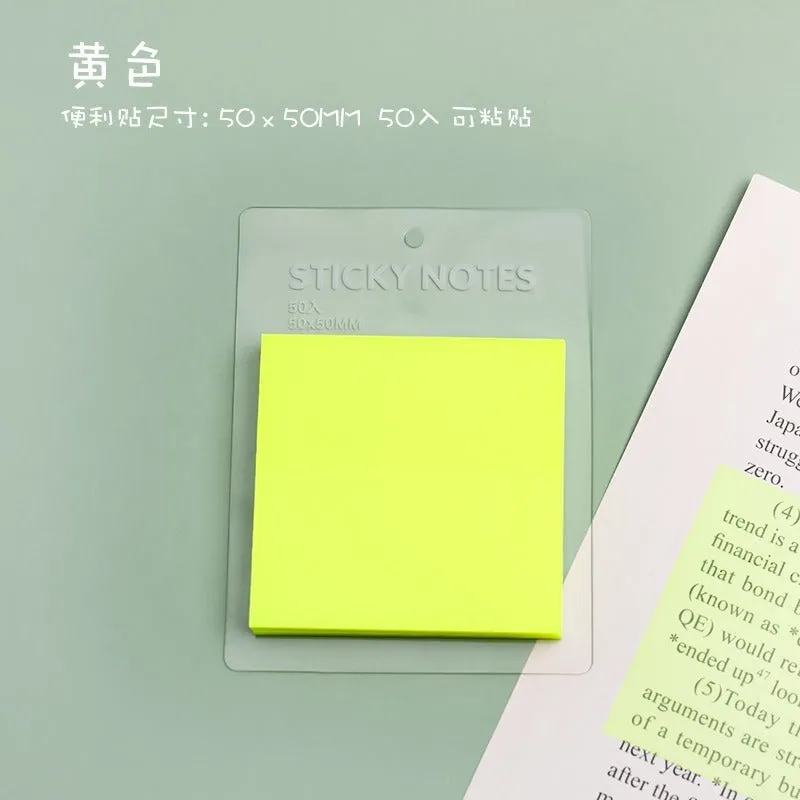 Square Transparent Sticky Notes