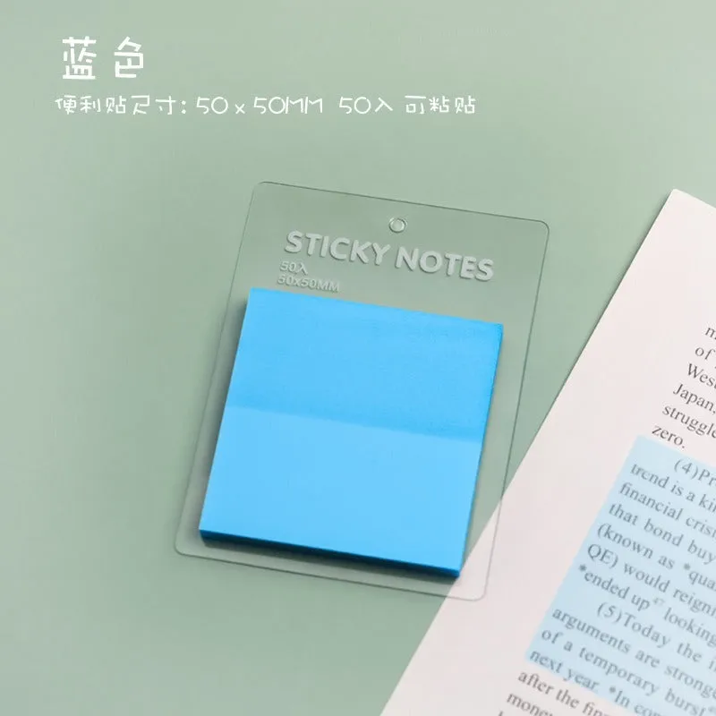 Square Transparent Sticky Notes