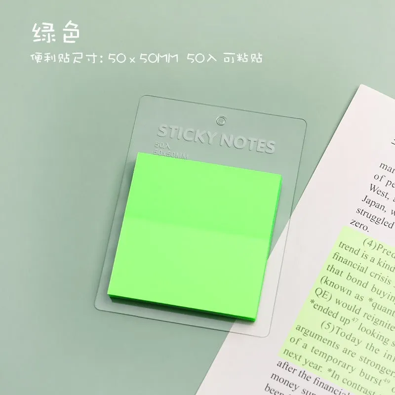 Square Transparent Sticky Notes