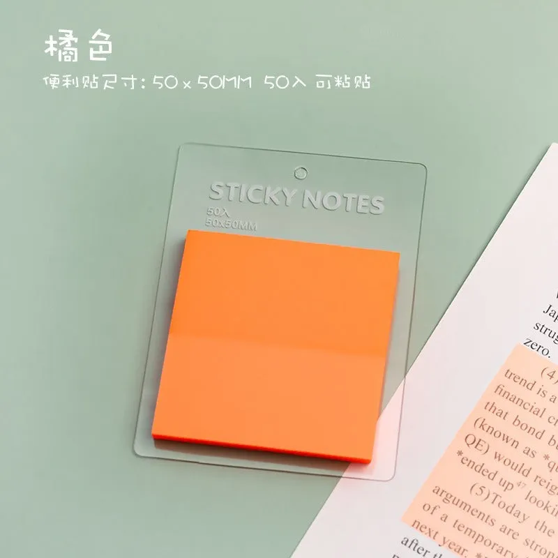 Square Transparent Sticky Notes