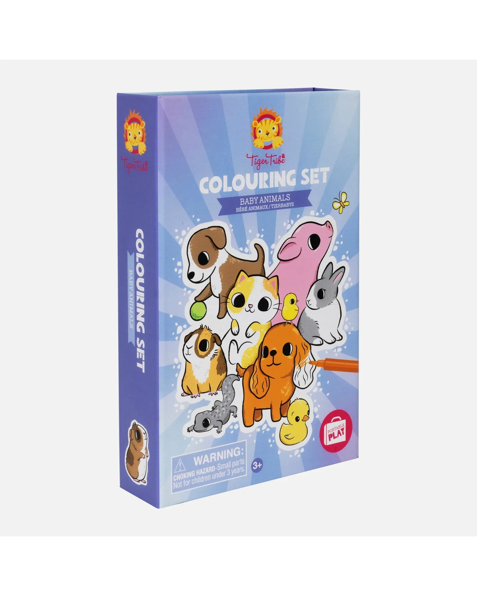 Tiger Tribe Colouring Set Baby Animals