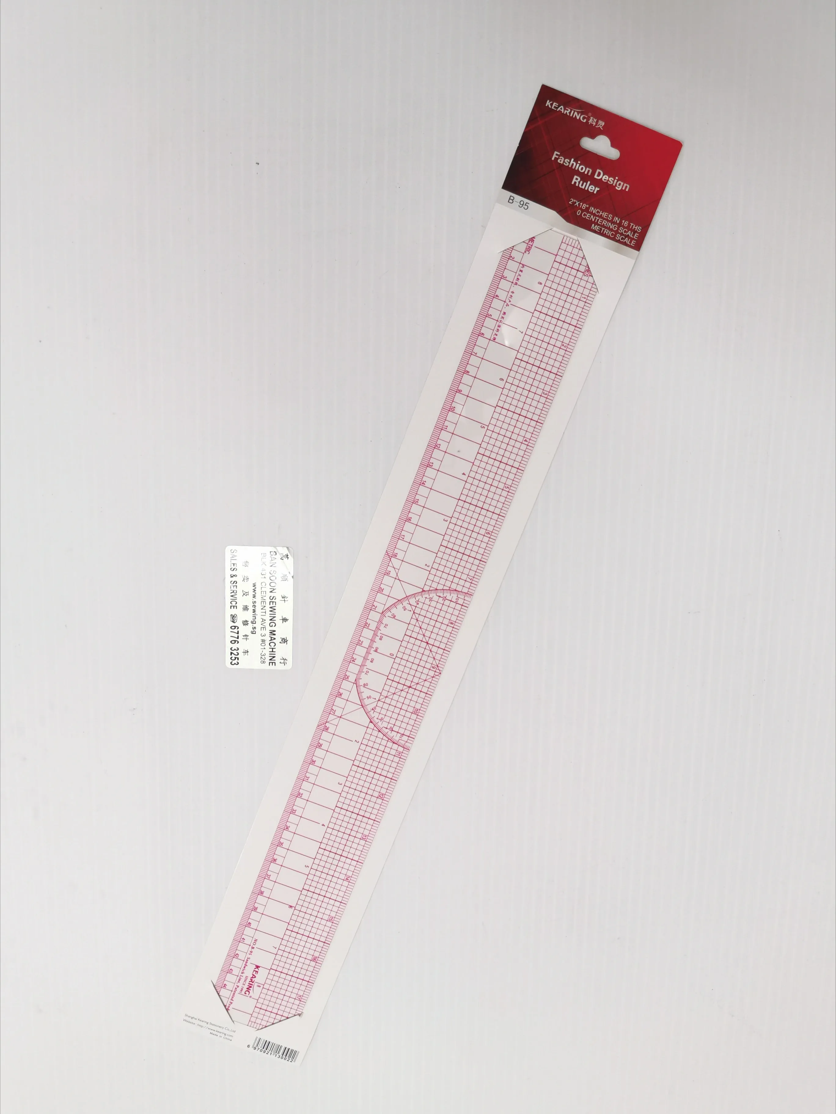 Win Q Straight Ruler / Fashion Design ruler KEARING B-95 Straight Ruler Kearing Fashion Design