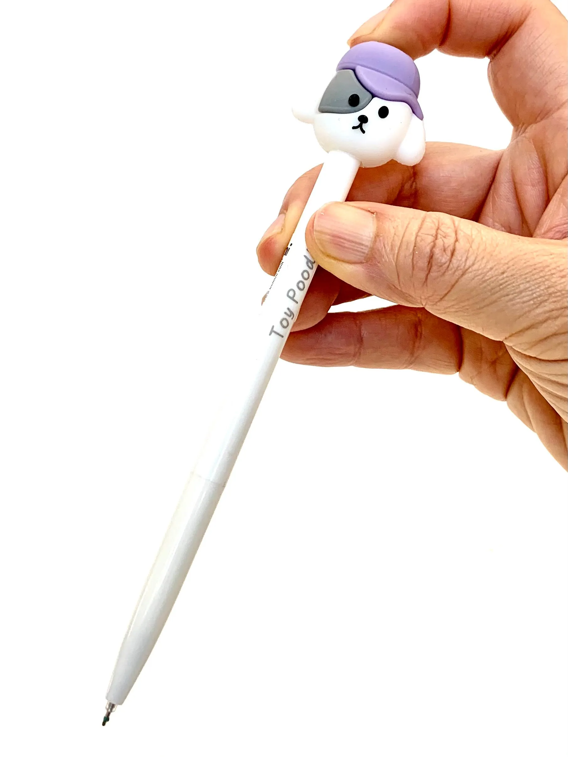 X 22401 TOY POODLE RETRACTABLE GEL PEN-DISCONTINUED