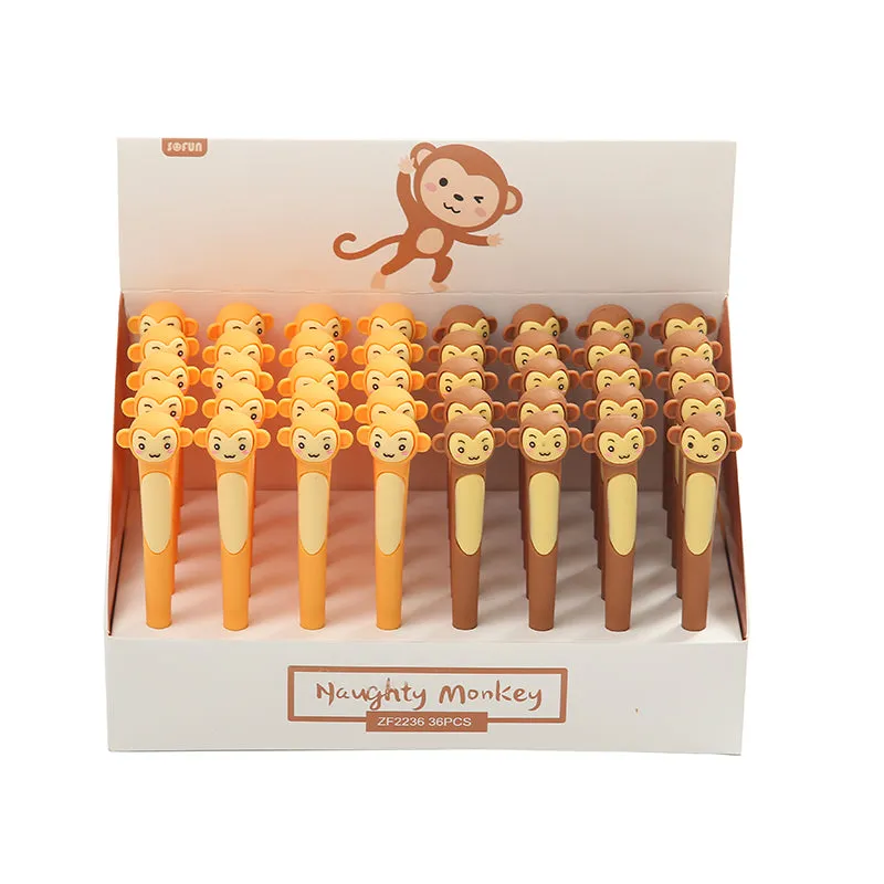 X 22410 MONKEY GEL PEN-DISCONTINUED